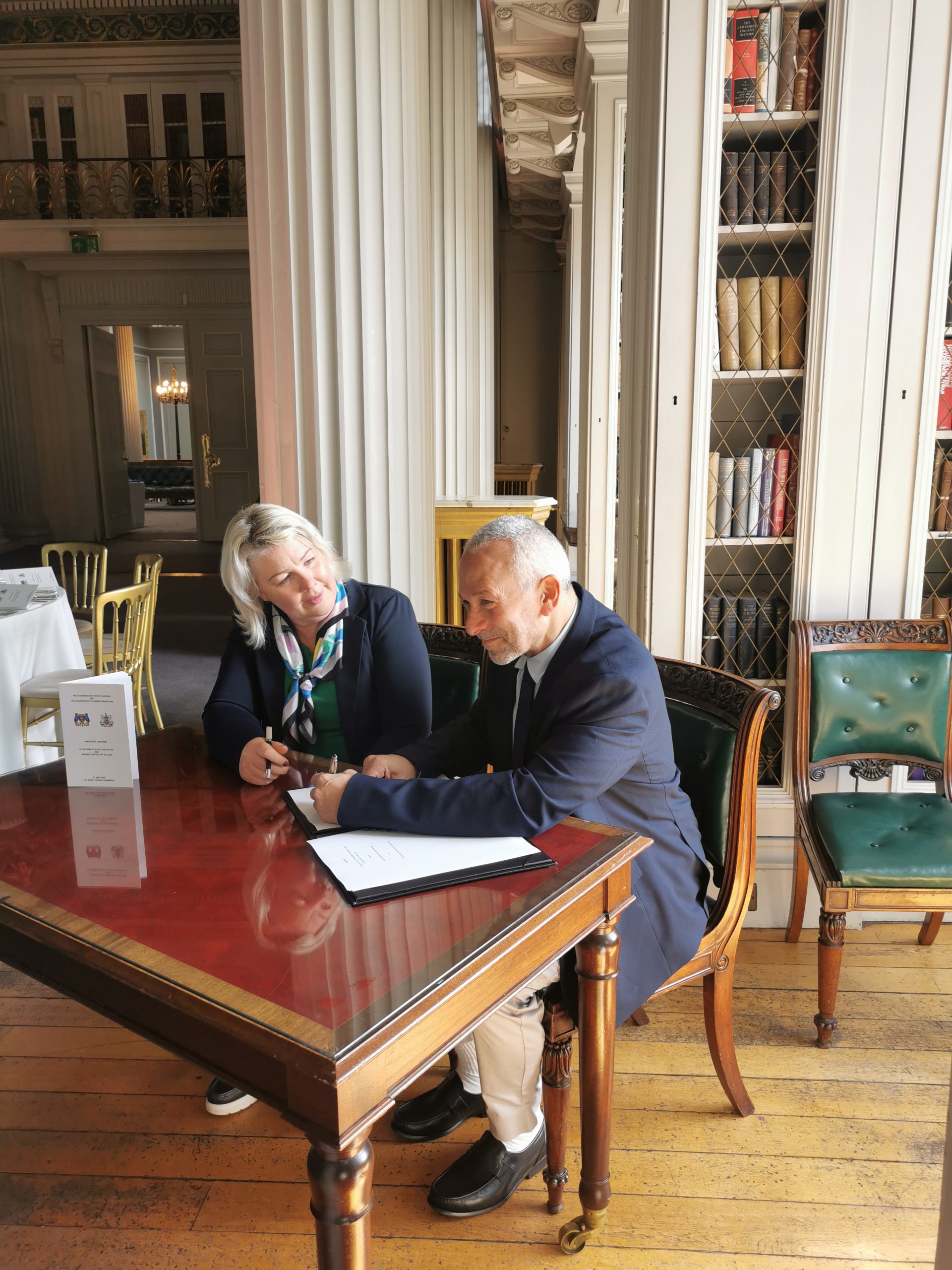 Professor Keith Engel Signs Landmark Agreement with CIOT for the use of Chartered Tax Adviser License in South Africa (May 2022).