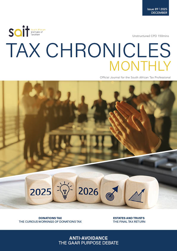 Chronicles 2025_Tax Chronicles Issue 89 December